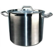 Winware SST-40 Stainless Steel 40 Quart Stock Pot with Cover
